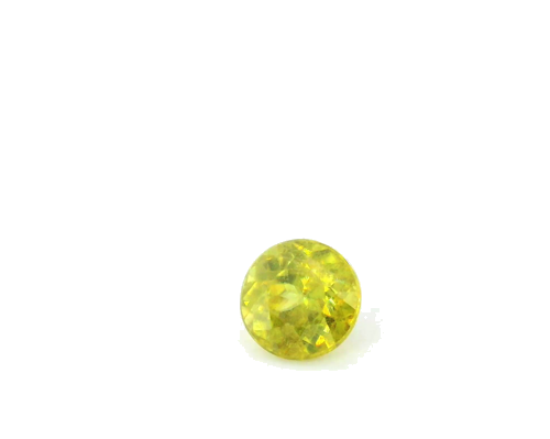 0.65 carat YELLOW Round Sphene (1)