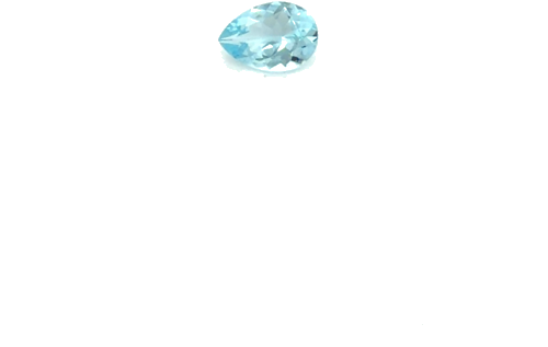 0.55 carat BLUE Pear Aquamarine (1)