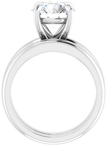 Sužadėtuvių Žiedas „Claw-Prong Solitaire“ 925 Sidabro Round 9mm (7)