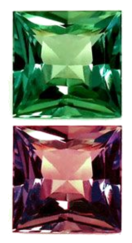 0.08 carat GREEN Square Alexandrite (1)