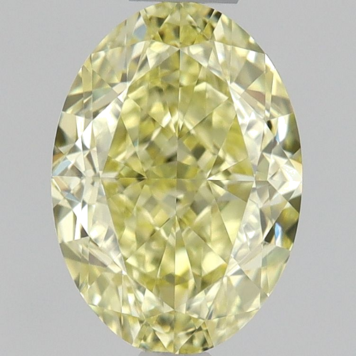 0.8 carat Fancy Yellow-VVS2 Natūralus Oval Deimantas (1)