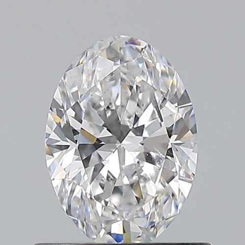0.7 carat D-SI1 Natūralus Oval Deimantas (1)