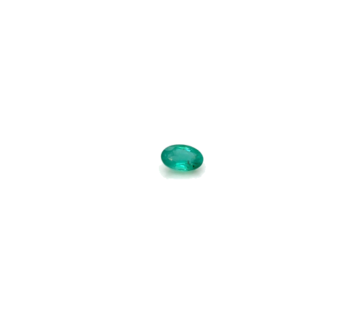 0.48 carat GREEN Oval Smaragdas (1)