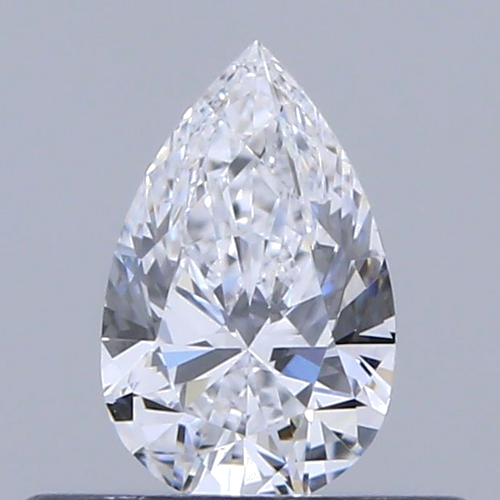 0.3 carat D-VVS2 Natūralus Pear Deimantas (1)