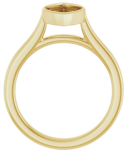 Sužadėtuvių Žiedas „Bezel-Set Solitaire“ 14k yellow gold Marquise 12.5mm x 6.5mm (2)