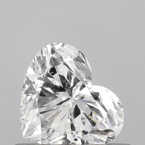0.5 carat D-SI2 Natūralus Heart Deimantas (1)