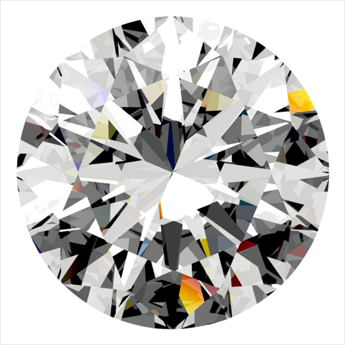 0.3 carat D-VVS1 Excellent cut Natūralus Round Deimantas (1)