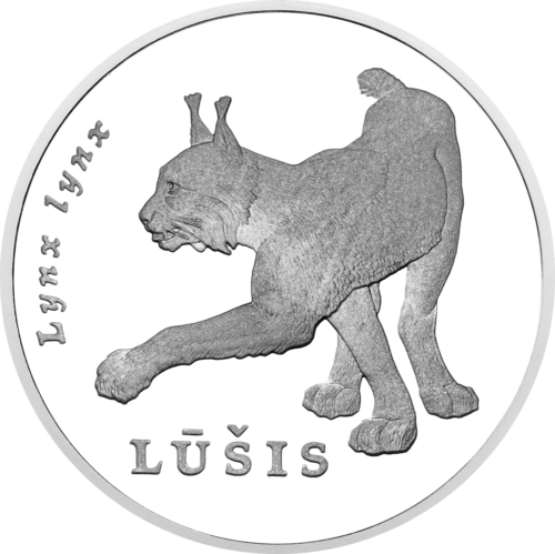 2006 Lynx Lithuania 50 litas silver coin PF 69 ULTRA CAMEO (3)