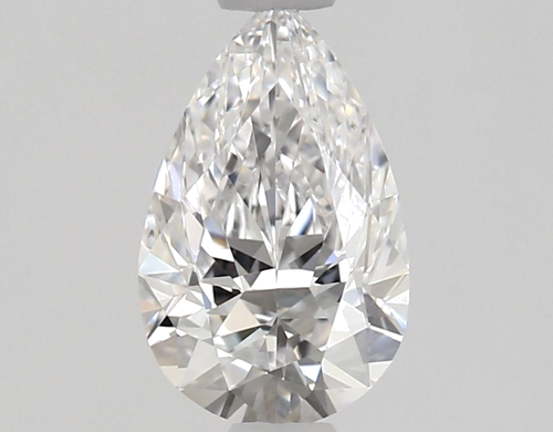0.7 carat D-VS2 Natūralus Pear Deimantas (1)