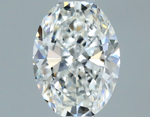 0.5 carat F-VS2 Natūralus Oval Deimantas (1)