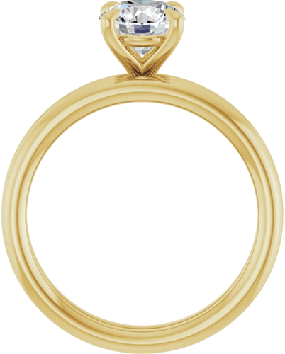 Sužadėtuvių Žiedas „Claw-Prong Solitaire“ 14k yellow gold Round 6.5mm (7)
