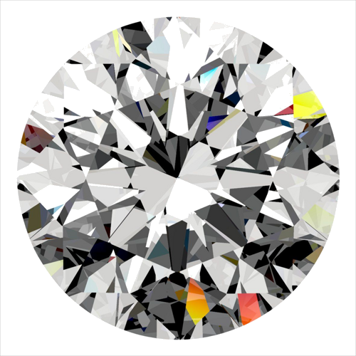 0.4 carat F-VS1 Excellent cut Natūralus Round Deimantas (1)