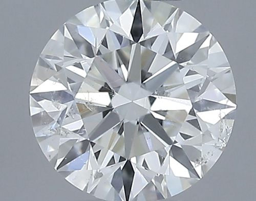 0.5 carat G-SI2 Excellent cut Natūralus Round Deimantas (1)