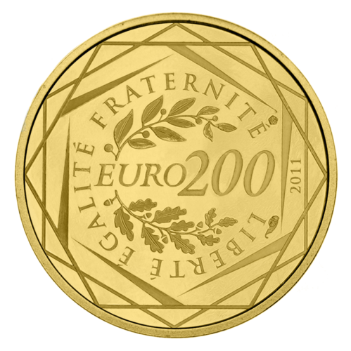 2011 France Regions of the State 200 euro gold coin (2)