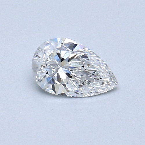 0.3 carat E-VS1 Natūralus Pear Deimantas (1)