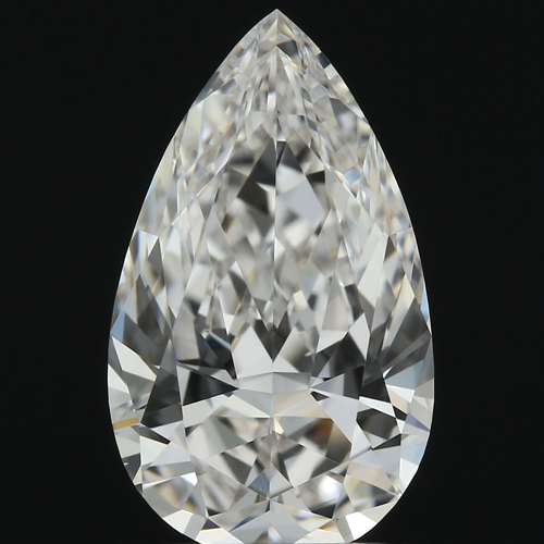 1.02 carat I-VS1 Natūralus Pear Deimantas (1)