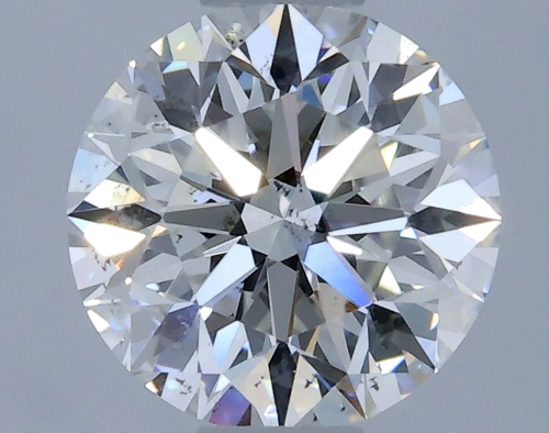 0.56 carat F-SI1 Excellent cut Natūralus Round Deimantas (1)