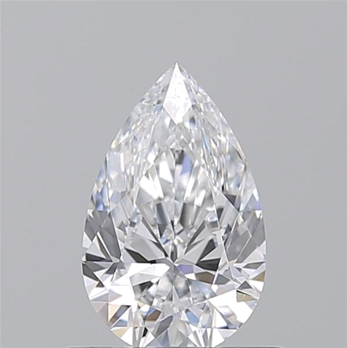 0.7 carat D-VS2 Natūralus Pear Deimantas (1)