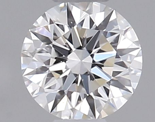 0.22 carat F-VVS2 Excellent cut Natūralus Round Deimantas (1)