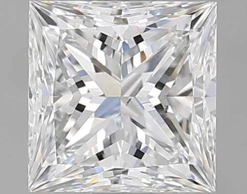 0.99 carat F-SI1 Natūralus Princess Deimantas (1)
