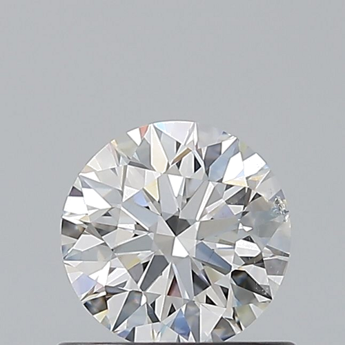 0.65 carat F-SI2 Excellent cut Natūralus Round Deimantas (1)