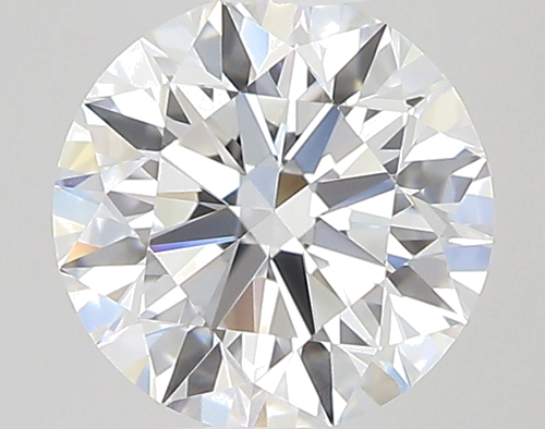 0.43 carat F-VVS1 Excellent cut Natūralus Round Deimantas (1)