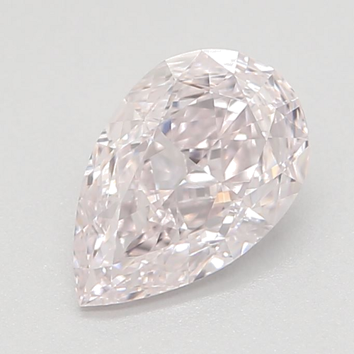 0.56 carat Very Light Pink-VVS1 Natūralus Pear Deimantas (1)