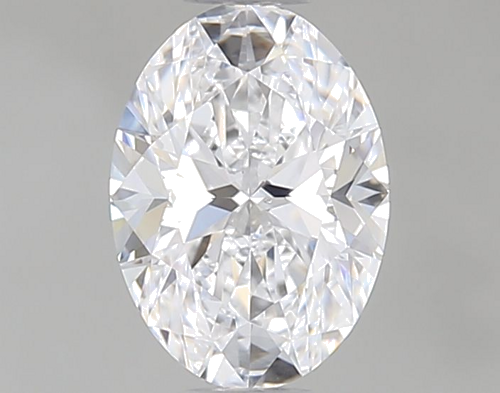 0.6 carat D-SI1 Natūralus Oval Deimantas (1)