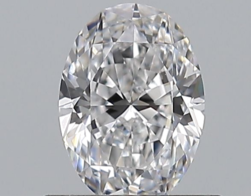 0.5 carat D-VVS2 Natūralus Oval Deimantas (1)