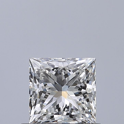 0.66 carat H-VVS2 Natūralus Princess Deimantas (1)