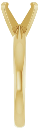 Sužadėtuvių Žiedas „Solitaire“ 14k yellow gold Round 8mm (4)