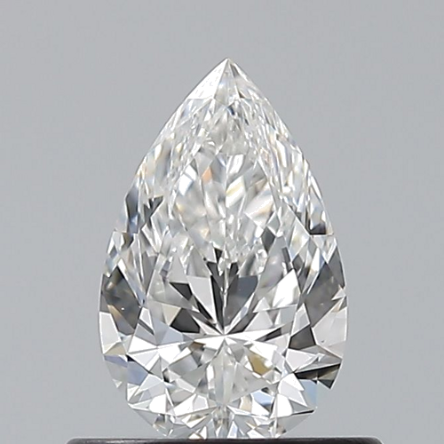 0.56 carat E-VVS1 Natūralus Pear Deimantas (1)