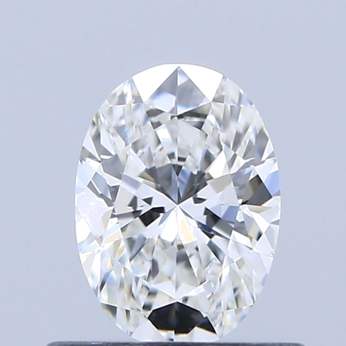0.5 carat F-VVS1 Natūralus Oval Deimantas (1)