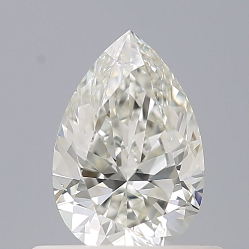 0.51 carat I-VVS1 Natūralus Pear Deimantas (1)