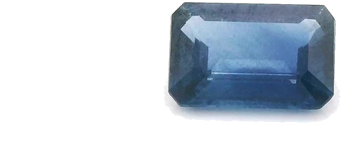 0.54 carat BLUE STEP cut Octagonal Safyras (1)