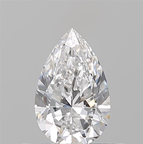 0.5 carat E-VS1 Natūralus Pear Deimantas (1)