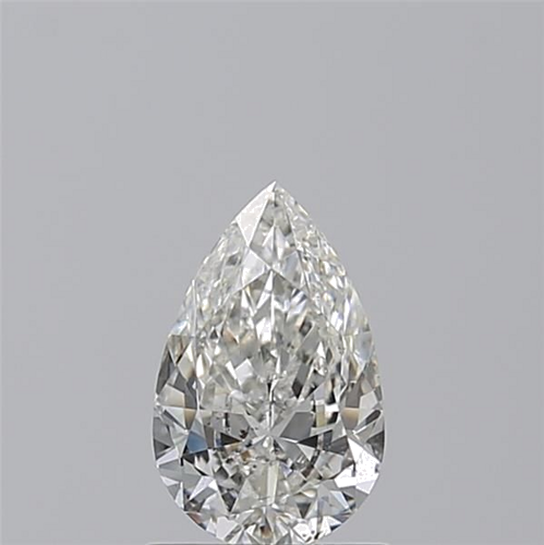 1.0 carat G-SI2 Natūralus Pear Deimantas (1)