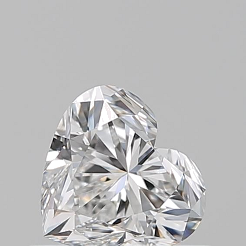 0.51 carat E-VVS2 Natūralus Heart Deimantas (1)