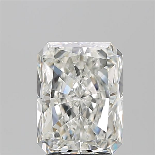 3.01 carat H-SI1 Natūralus Radiant Deimantas (1)