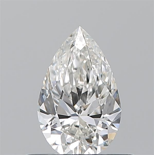 0.5 carat H-VS1 Natūralus Pear Deimantas (1)