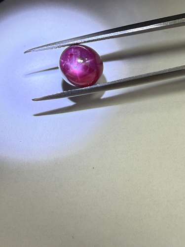 6.09 carat RED CABOCHON cut Oval Rubinas (1)