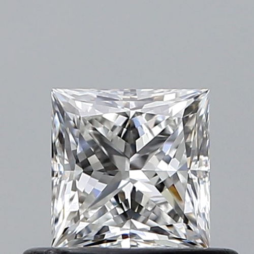 0.51 carat F-VS1 Natūralus Princess Deimantas (1)