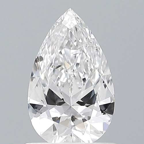 0.71 carat D-SI2 Natūralus Pear Deimantas (1)