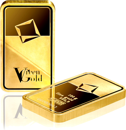 100 г Инвестиционный золотой слиток Green Gold Valcambi (1)