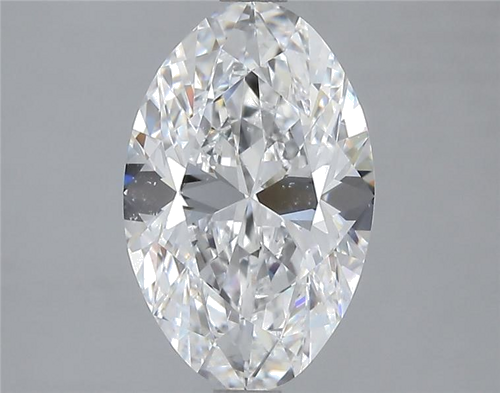 2.5 carat F-SI1 Natūralus Oval Deimantas (1)