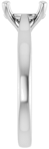 Sužadėtuvių Žiedas „Solitaire“ 585 Baltojo Aukso Oval 9mm x 7mm (4)