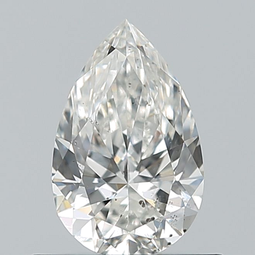 0.6 carat G-SI2 Natūralus Pear Deimantas (1)