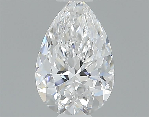 0.3 carat D-VS1 Natūralus Pear Deimantas (1)