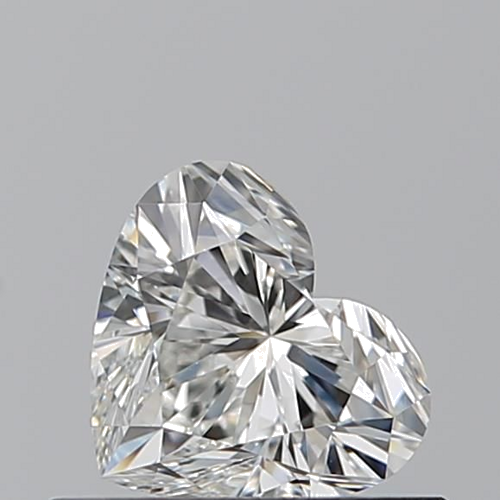 0.53 carat G-VVS1 Natūralus Heart Deimantas (1)