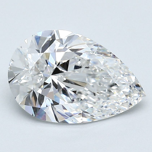 2.11 carat E-VS2 Natūralus Pear Deimantas (1)